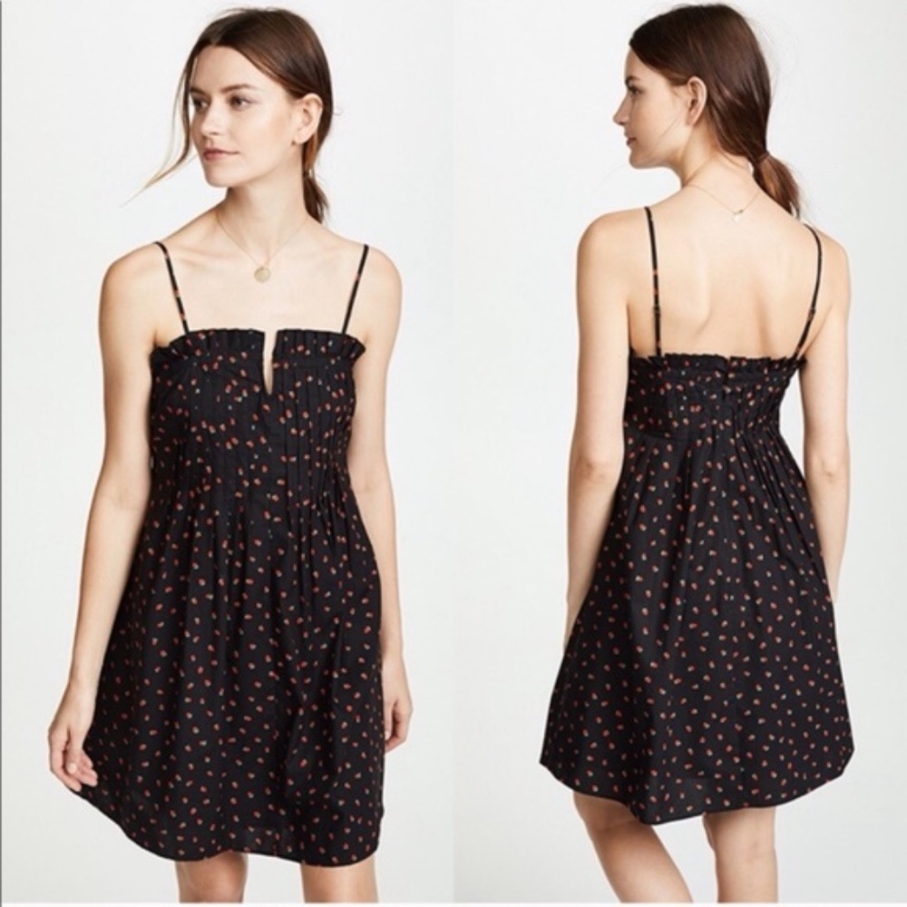 MADEWELL Cami Dress - BLACK - Picture 2 of 6